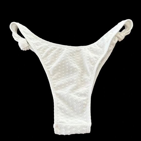 NWT Out From Under Urban Outfitters Small Knotted High Leg Bikini Bottoms Swim S - Picture 3 of 5